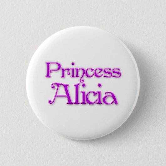 Prinzessin Alicia Button (Vorderseite)