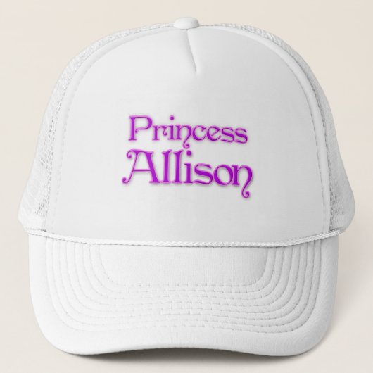 Prinzessin Allison Truckerkappe (Vorderseite)