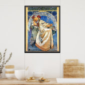 Prinzessin Alphonse Mucha Poster (Küche)