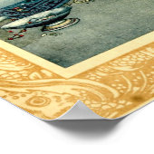 Prinzessin am Meer von Heath Robinson Poster (Ecke)