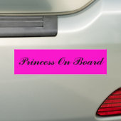 Prinzessin an Bord Autoaufkleber (Auf Auto)