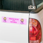 Prinzessin an Bord Autoaufkleber (Auf Lkw)