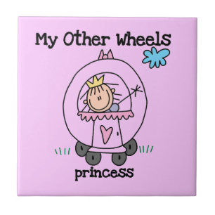Prinzessin Andere Räder Fliese