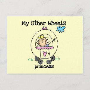 Prinzessin Andere Räder Postkarte
