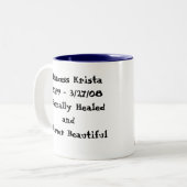 Prinzessin Angel Krista Zweifarbige Tasse (Vorderseite Links)