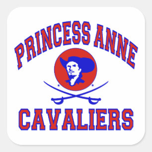Prinzessin Anne Cavaliers Quadratischer Aufkleber