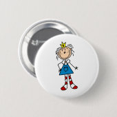 Prinzessin Annie Button (Vorne & Hinten)