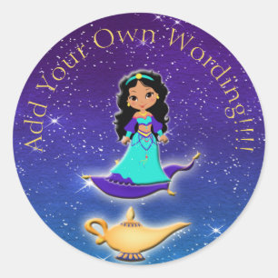 Prinzessin arabischer Nächte Genie Magical Sticker