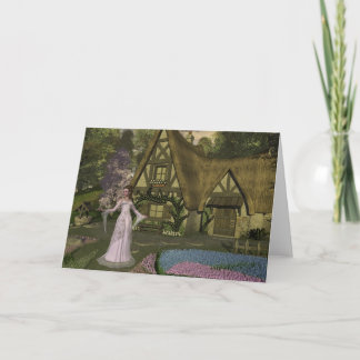 Prinzessin auf der Hütte Grußkarten Karte