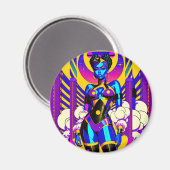 Prinzessin auf der Prowl - Ken Gage Art Magnet (Vorderseite/Rückseite)