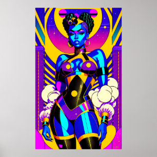 Prinzessin auf der Prowl - Ken Gage Art Poster
