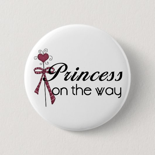 Prinzessin auf der Weise - besonders angefertigt Button (Vorderseite)