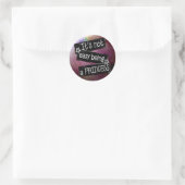 Prinzessin-Aufkleber Runder Aufkleber (Tasche)