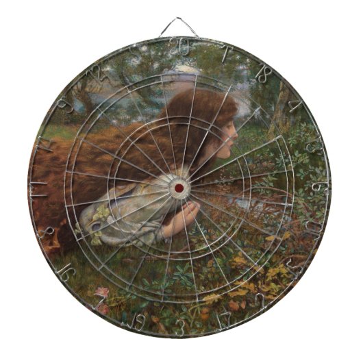 Prinzessin aus der Schule (von E.R. Hughes) Dartscheibe (vorne)