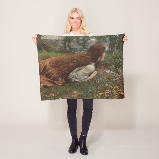 Prinzessin aus der Schule (von E.R. Hughes) Fleecedecke (Beispiel)