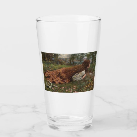 Prinzessin aus der Schule (von E.R. Hughes) Glas (Vorderseite)