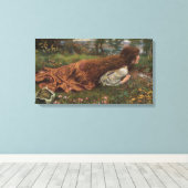 Prinzessin aus der Schule (von E.R. Hughes) Leinwanddruck (Insitu (Holzboden))