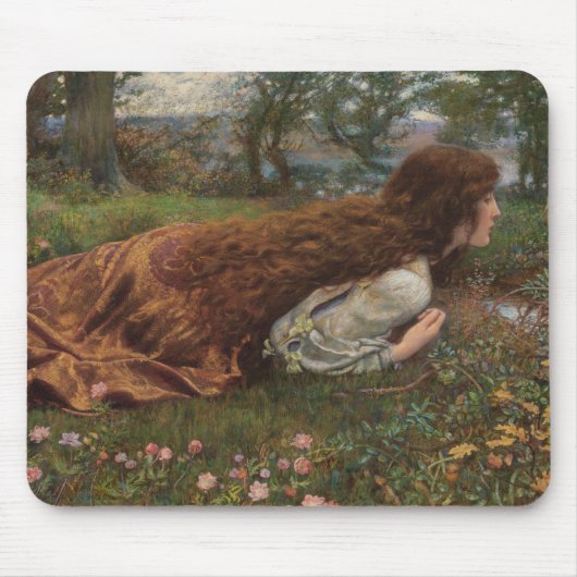 Prinzessin aus der Schule (von E.R. Hughes) Mousepad (Vorne)