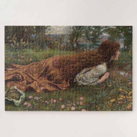 Prinzessin aus der Schule (von E.R. Hughes) Puzzle (Horizontal)