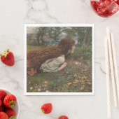 Prinzessin aus der Schule (von E.R. Hughes) Serviette (Beispiel)