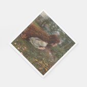 Prinzessin aus der Schule (von E.R. Hughes) Serviette (Ecke)