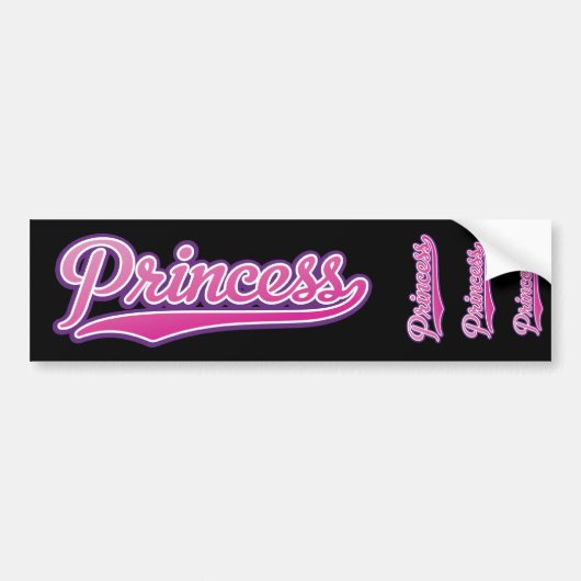 Prinzessin Autoaufkleber (Vorne)