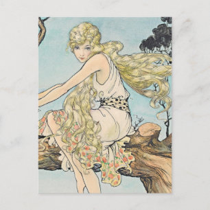 Prinzessin Azulina von Florence Anderson Postkarte