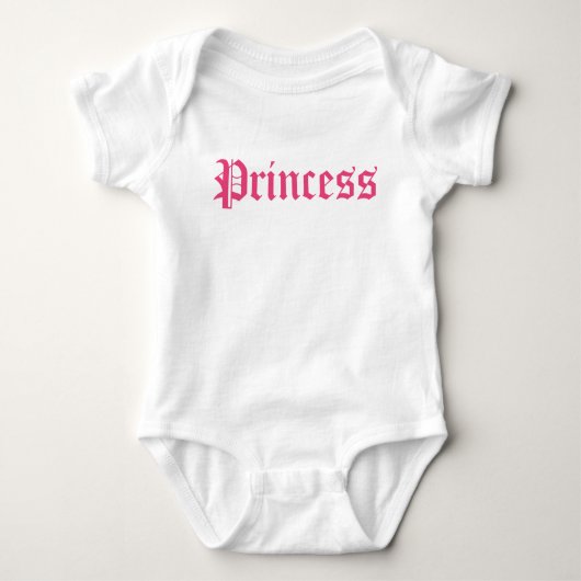 Prinzessin Baby Strampler (Vorderseite)