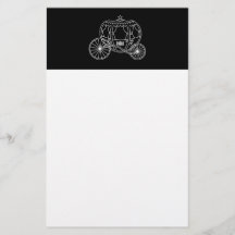 Prinzessin Beförderung, weiß auf Schwarz.