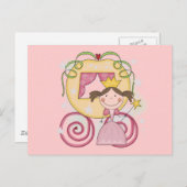 Prinzessin bei der Beförderung von T - Shirt und G Postkarte (Vorne/Hinten)