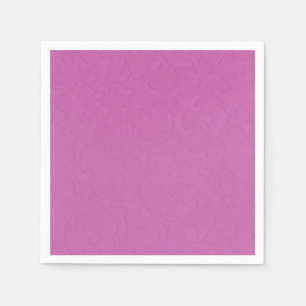 Prinzessin Berry Pink Märchen Damast Hochzeit Serviette