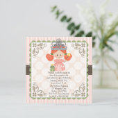 Prinzessin Birthday Foto Einladungen Roter Leiter (Stehend Vorderseite)