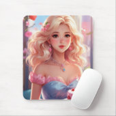 Prinzessin Birthday Mousepad (Mit Mouse)