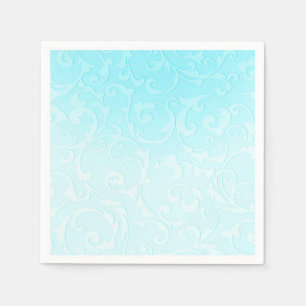 Prinzessin Blau Elegante Geschichte Buch Wirbel Ho Serviette