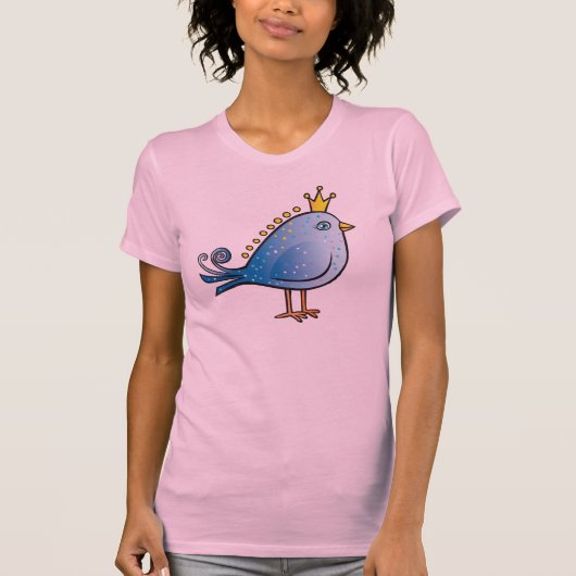 Prinzessin Blue Bird T-shirt (Vorderseite)