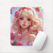 Prinzessin Blume Mousepad (Mit Mouse)