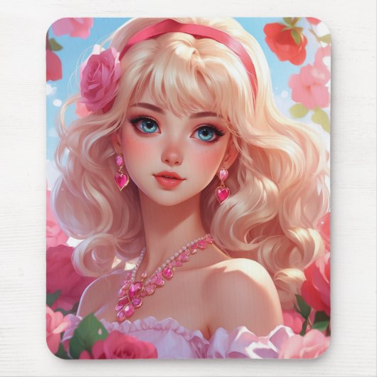Prinzessin Blume Mousepad (Vorne)