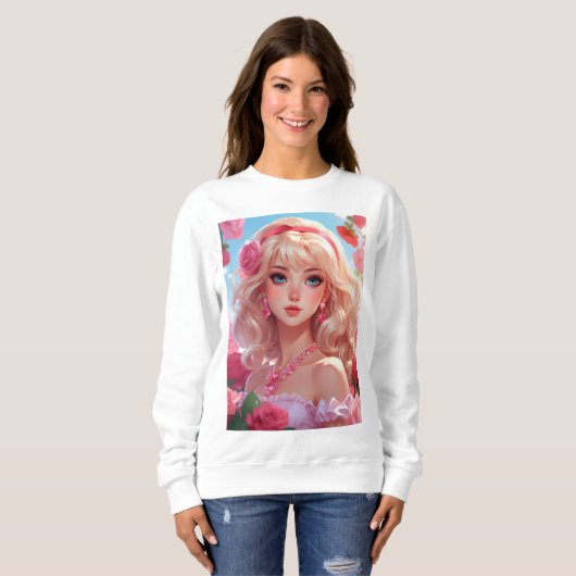 Prinzessin Blume Sweatshirt (Vorne ganz)