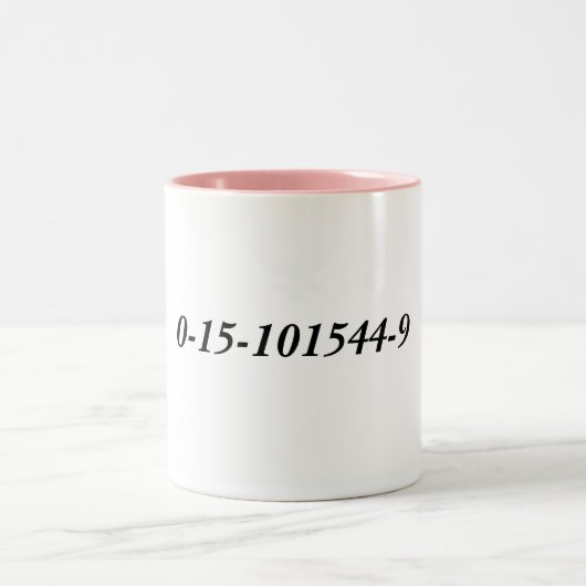 "Prinzessin Bride" ISBN-Tasse Zweifarbige Tasse (Mittel)