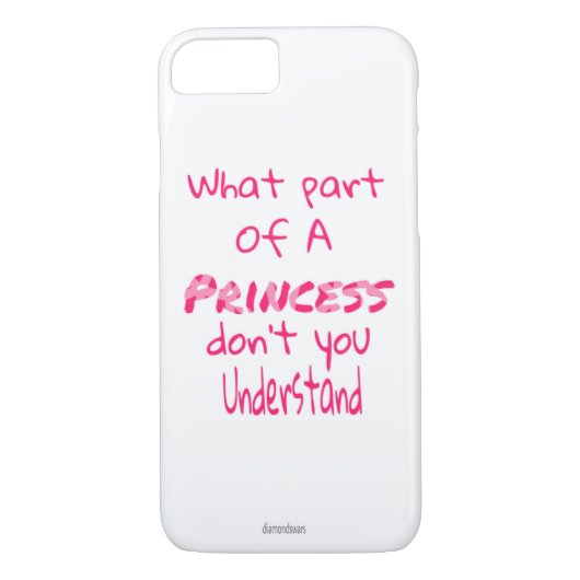 Prinzessin Case-Mate iPhone Hülle (Rückseite)
