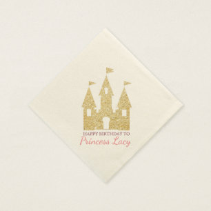 Prinzessin Castle Birthday Party Serviette
