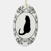 Prinzessin Cat Keramik Ornament (Rechts)