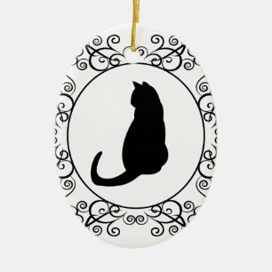Prinzessin Cat Keramik Ornament