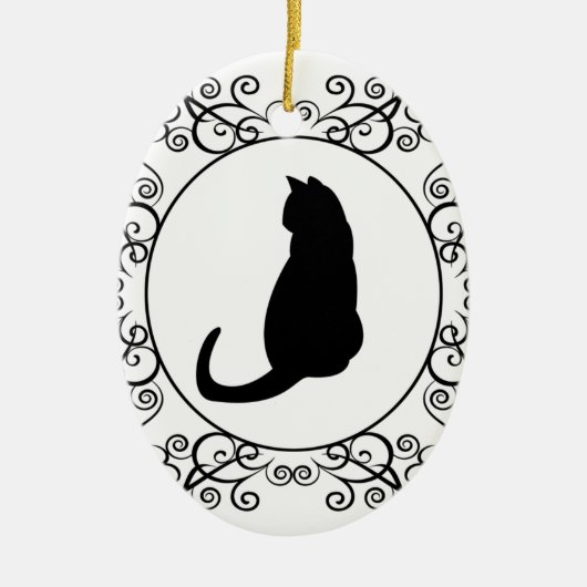 Prinzessin Cat Keramik Ornament (Vorne)