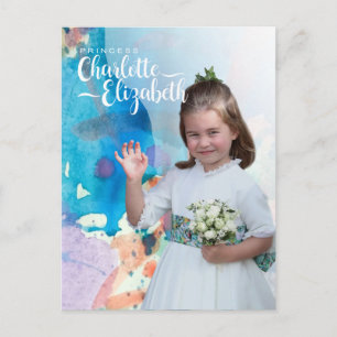 Prinzessin Charlotte Elizabeth 7. Geburtstagspostk Postkarte