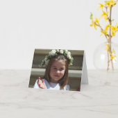 Prinzessin Charlotte Karte (Gelbe Blume)