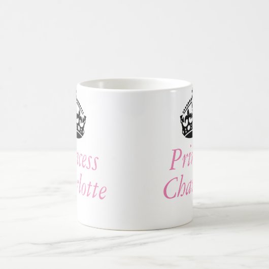 Prinzessin Charlotte und britische Krone Kaffeetasse (Mittel)