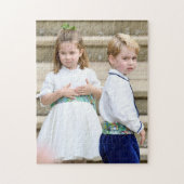 Prinzessin Charlotte und Prinz George Puzzle (Vertikal)