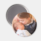 Prinzessin Charlotte und Prinz Louis Magnet (Vorderseite/Rückseite)