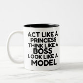 Prinzessin, Chef, Modell Zweifarbige Tasse (Links)